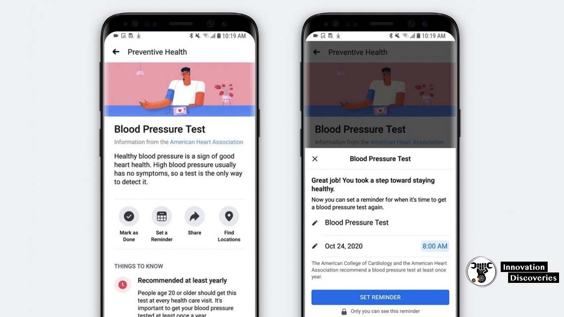 Facebook Has Launched A New Tool To Keep Your Health In Check