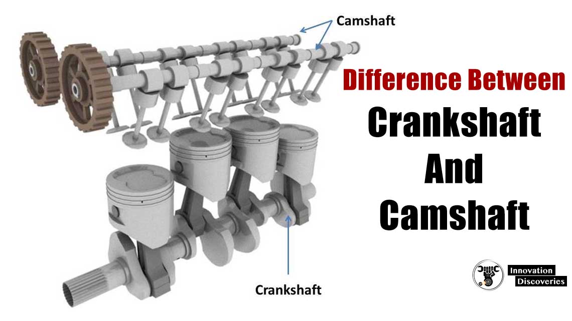 DIFFERENCE BETWEEN CRANKSHAFT AND CAMSHAFT
