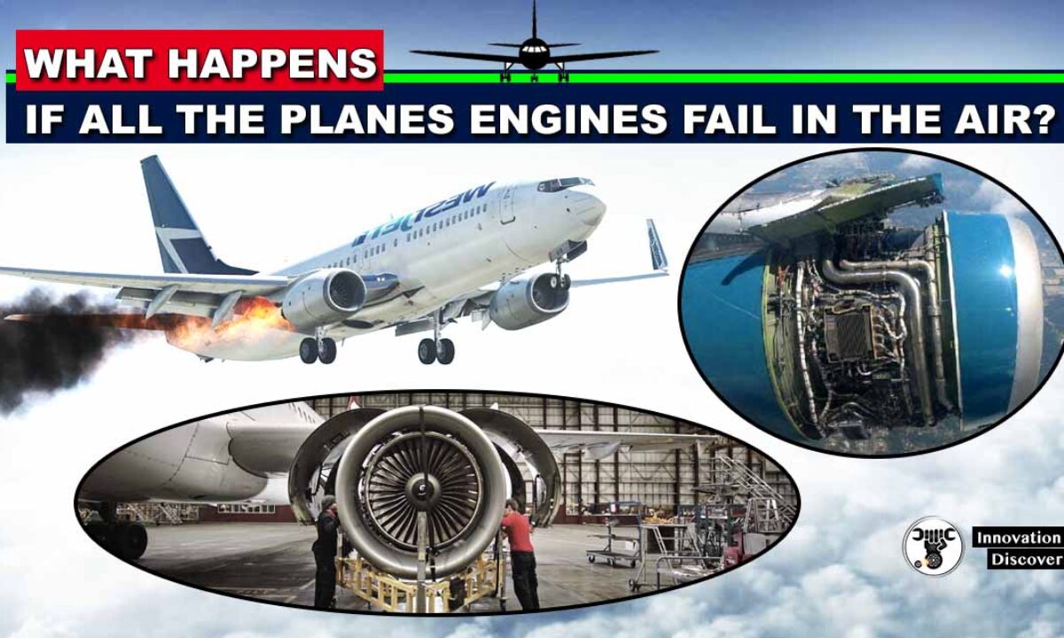 If all the aircraft's engines fail, will the plane still fly or will it fall out of the sky?