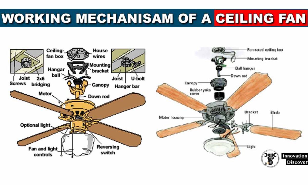 Components And The Working Mechanism Of A Ceiling Fan