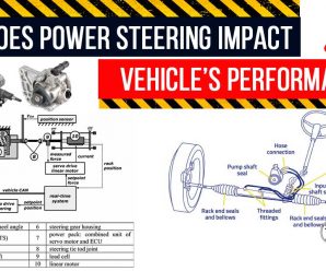 How does power steering impact a vehicle’s performance?