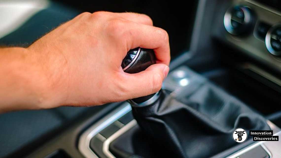 resting your hand on the gear stick