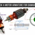 HOW TO CHECK A MOTOR ARMATURE FOR DAMAGED WINDINGS