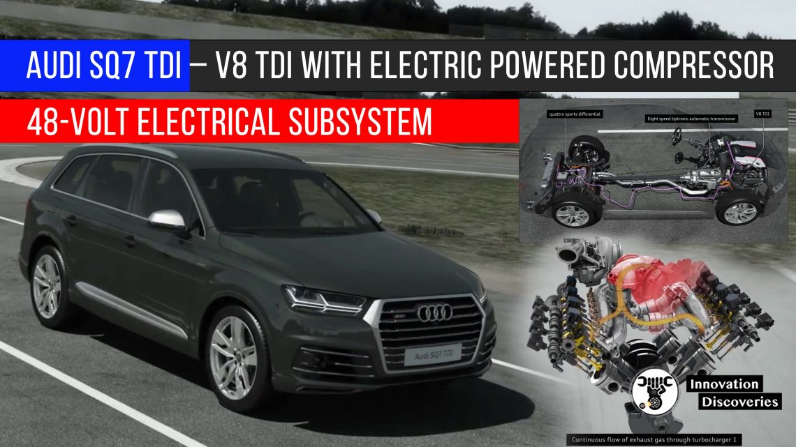 Audi SQ7 TDI – V8 TDI with electric powered compressor and 48-volt electrical subsystem
