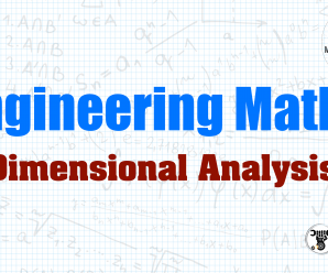 Engineering Maths – Dimensional Analysis