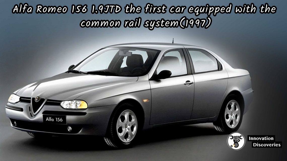 Alfa Romeo 156 1.9JTD the first car equipped with the common rail system(1997)