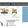 FULLY HYDRAULIC EXCAVATOR | Option Specification (Regzam HD820R)