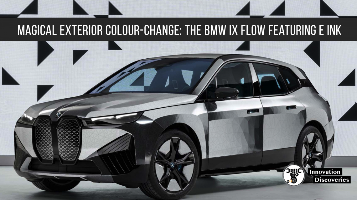  Cambio de color exterior mágico El BMW iX Flow con E Ink