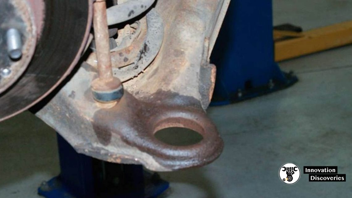 Control arm after removal