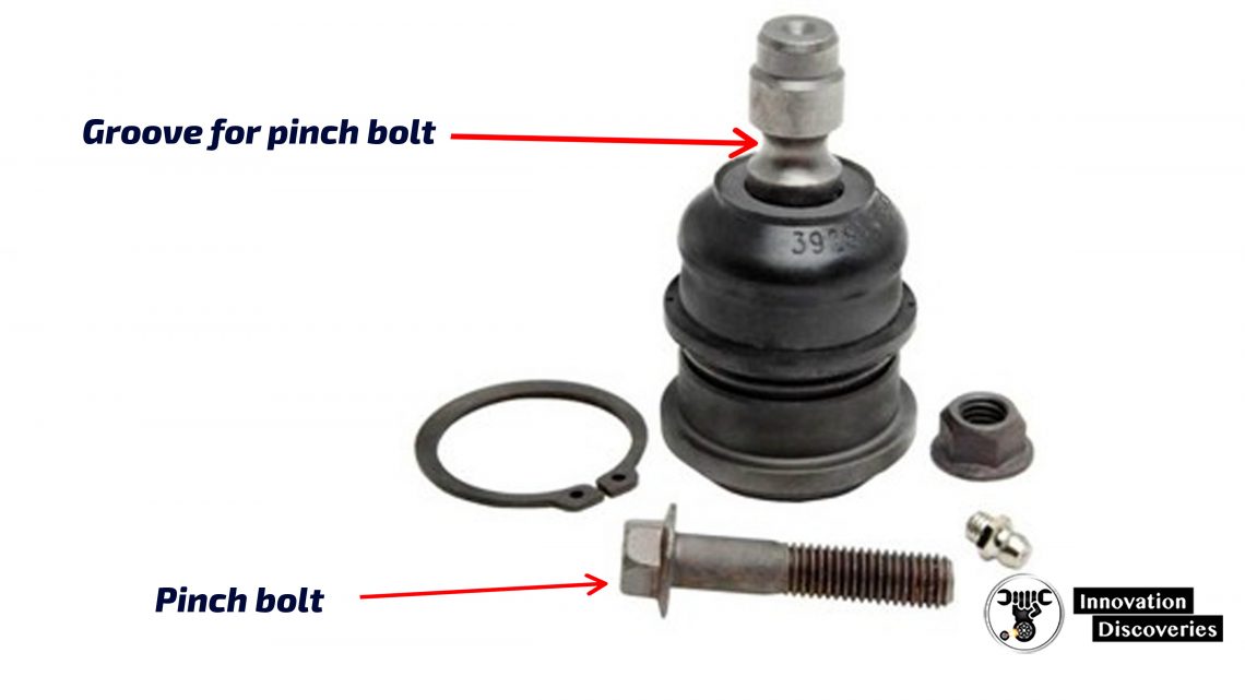 Pinch bolt retained ball joints