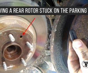 Removing a Rear Rotor Stuck on the Parking Brake