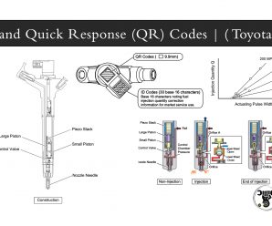 Injector and Quick Response (QR) Codes | ( Toyota Avensis )