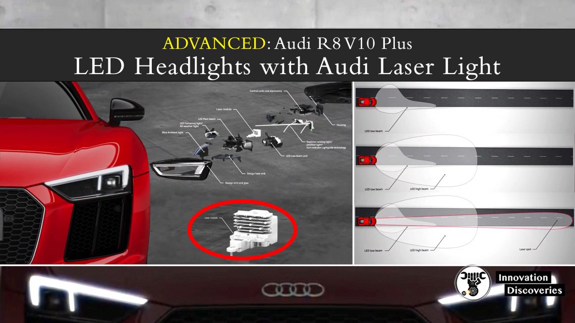 ADVANCED: Audi R8 V10 Plus – New LED Headlights with Audi Laser Light