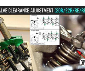 Valve Clearance Adjustment (20R/22R/RE/RET)