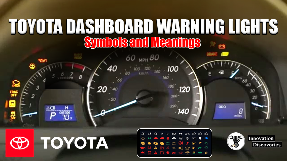 Toyota Dashboard Warning Lights: Symbols and Meanings