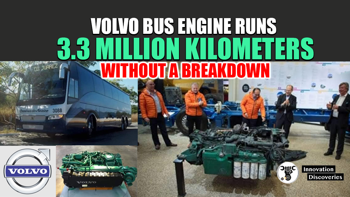 Volvo Bus Engine Runs 3.3 Million Kilometers Without a Breakdown